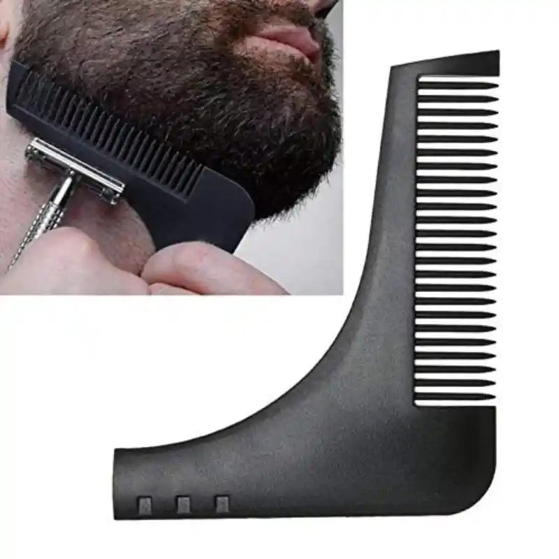 Modelador Delineador De Barba Con Peine | Guía De Corte Precisa