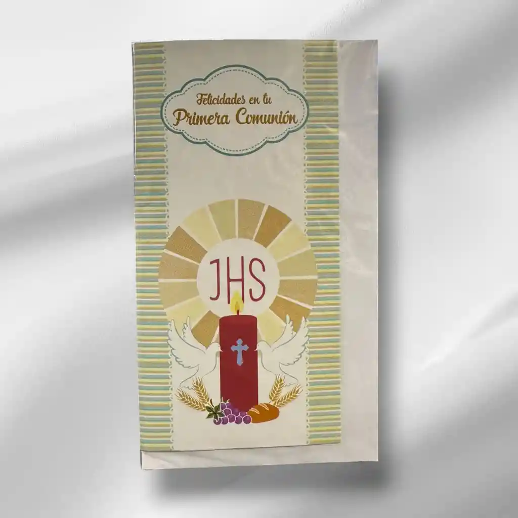 Tarjeta Regalo Mensaje Y Lluvia De Sobres Primera Comunion Colmodernas C16cmx9cm