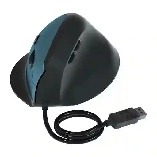 Mouse Vertical Alambrico Negro Nuevo