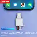Lector De Tarjetas Lenovo Micro Sd, Lector De Tarjetas Usb C A Sd