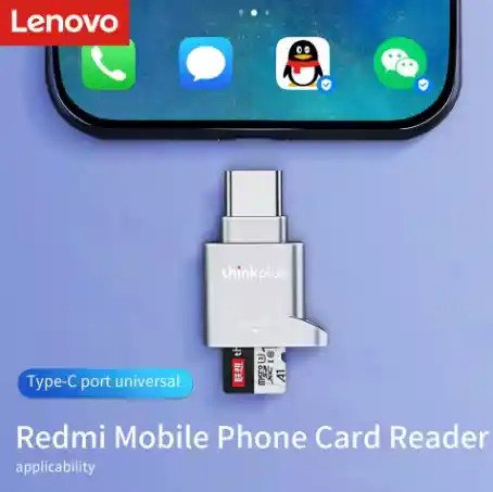 Lector De Tarjetas Lenovo Micro Sd, Lector De Tarjetas Usb C A Sd