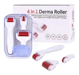 Kit Derma Roller 4 En 1 1,5mm 1.0mm Y 0.5mm