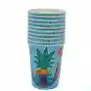 Vaso Para Fiesta Stitch Aloha Hawaii X 10und