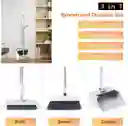 Set De Escoba Y Recogedor 3 En 1 Con Mango Largo