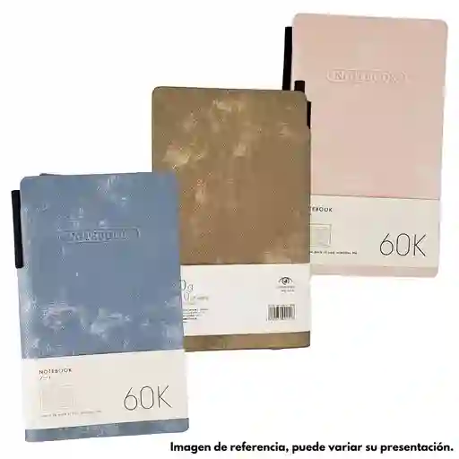 Agenda Rayada 15 X 9 Cms Colores Sobrios + Esfero