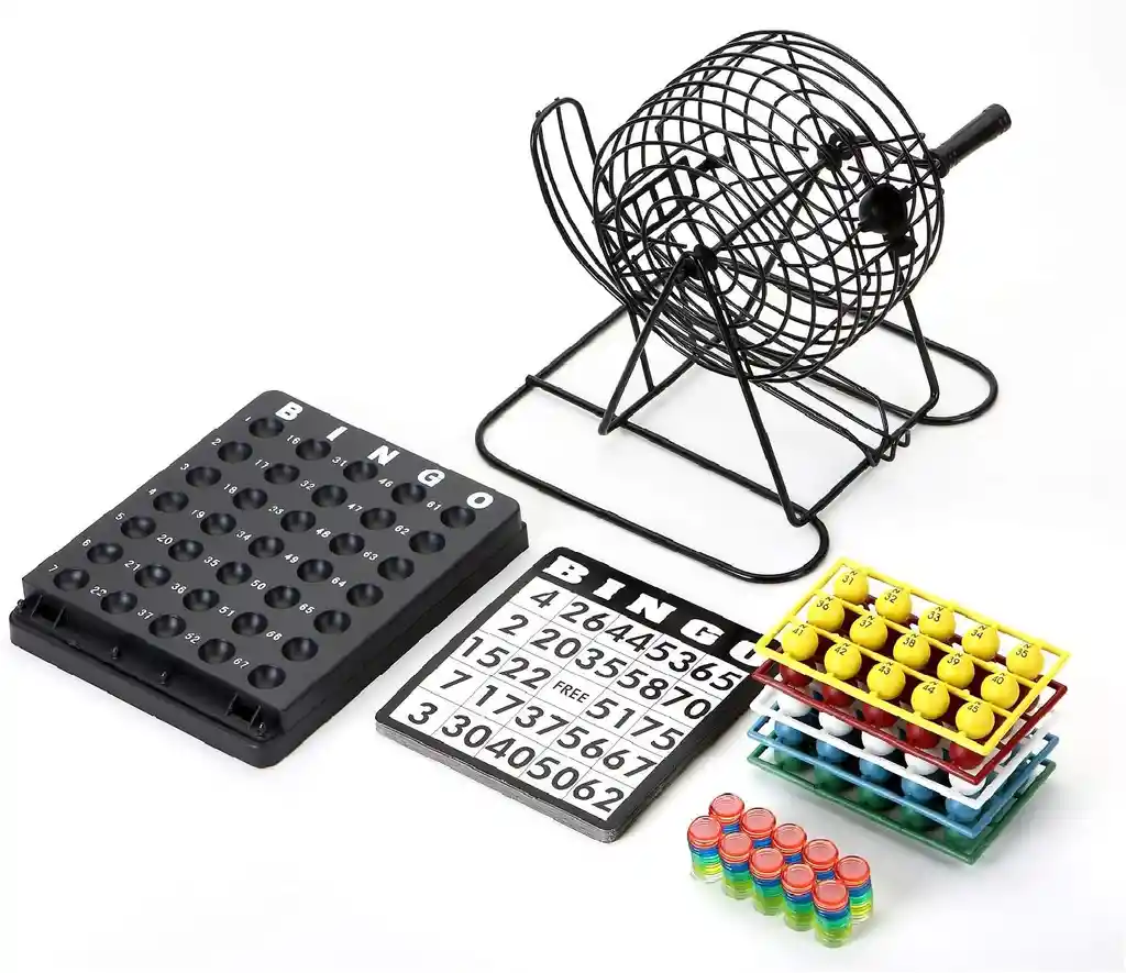 Juego De Bingo Familiar Con Balotero Juego De Mesa