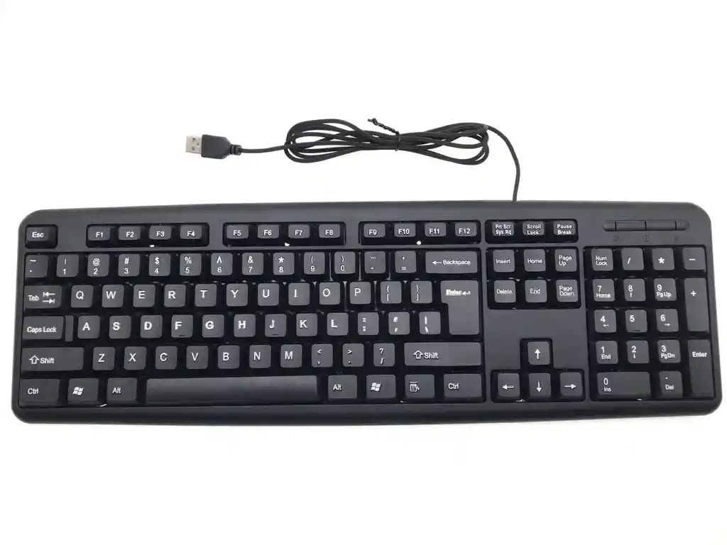 Teclado Alambrico Numerico Negro Nuevo