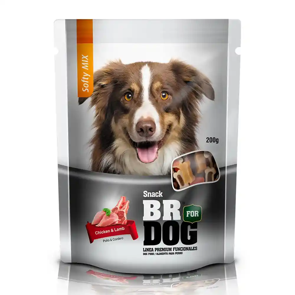 Softy Br For Dog Mix-chicken Lamb X 200 Grs
