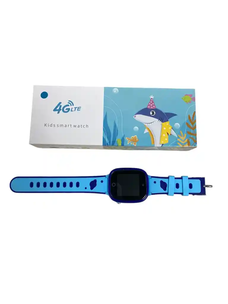 Smartwatch Reloj Inteligente 4g Con Gps Para Niños Azul