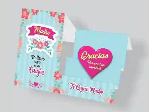 Tarjeta Regalo Mensaje Y Lluvia De Sobres Dia De La Madre Colmodernas E16cmx11cm