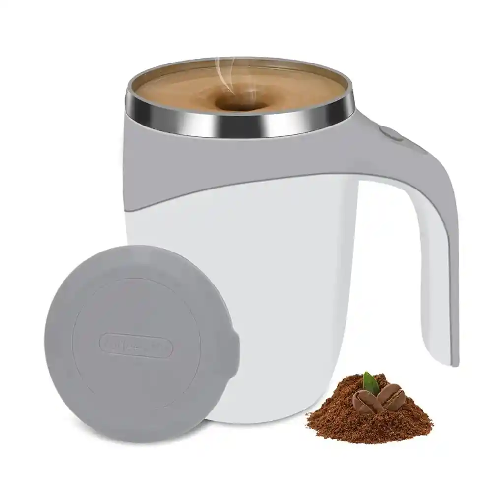 Taza Mezcladora Automática Recargable Magnética Café
