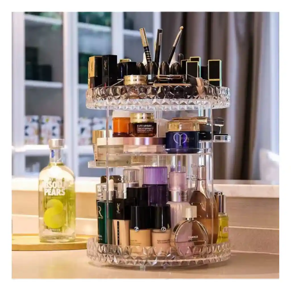 Organizador De Maquillaje Cosmeticos Rotación De 360 Grados