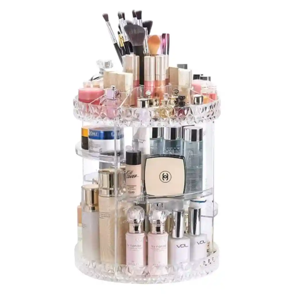 Organizador De Maquillaje Cosmeticos Rotación De 360 Grados