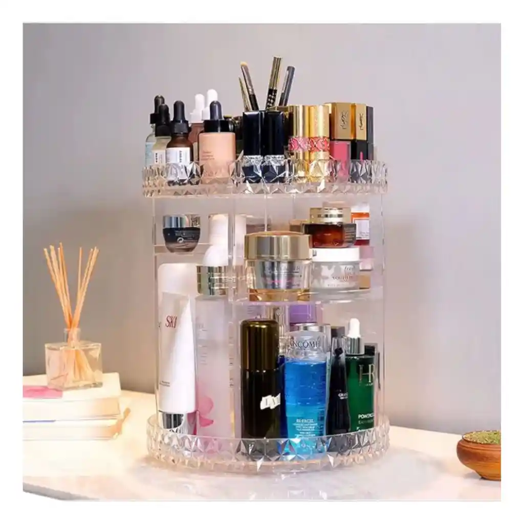 Organizador De Maquillaje Cosmeticos Rotación De 360 Grados