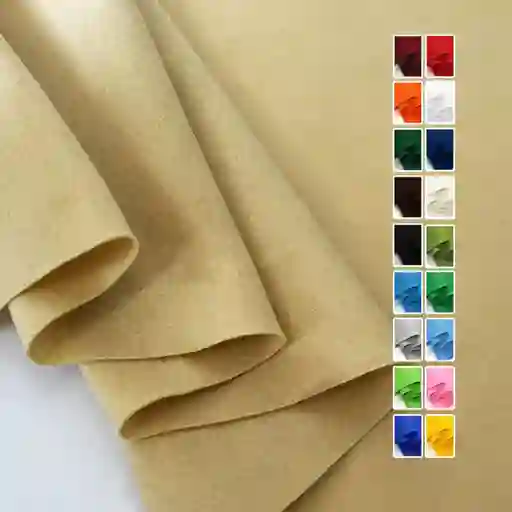 Paño Lency Fieltro Para Manualidades 1mx50cm Beige