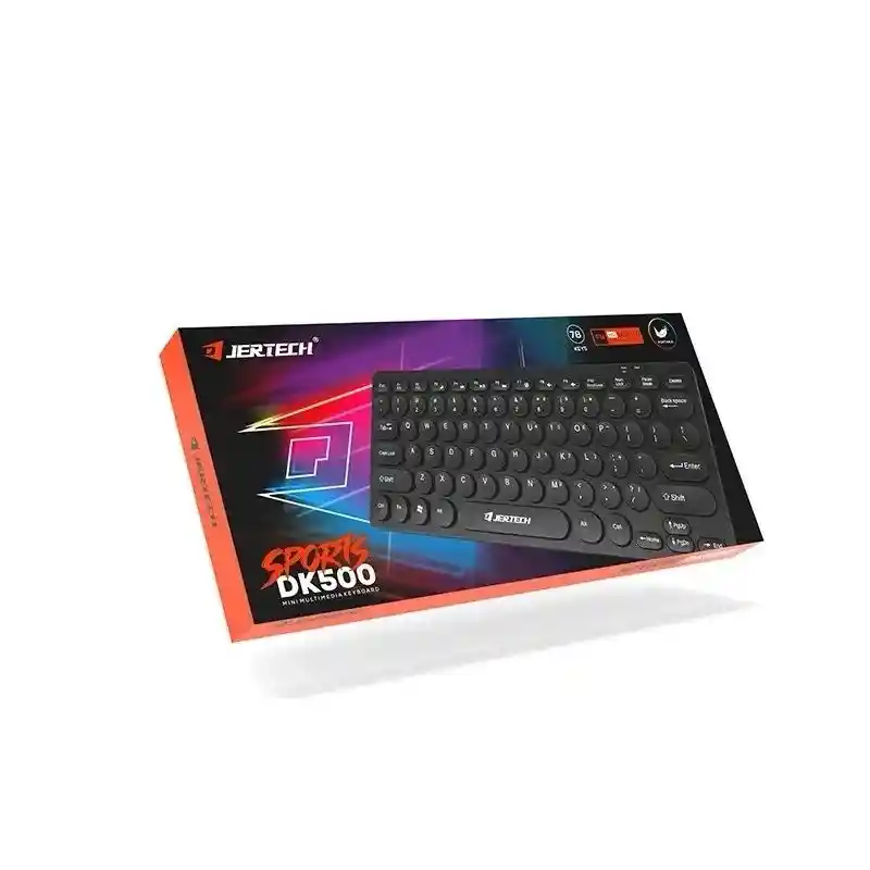 Teclado Alambrico Jertech Dk500 Negro