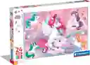 Rompecabezas 20 Piezas Unicornios Colores Para Niños