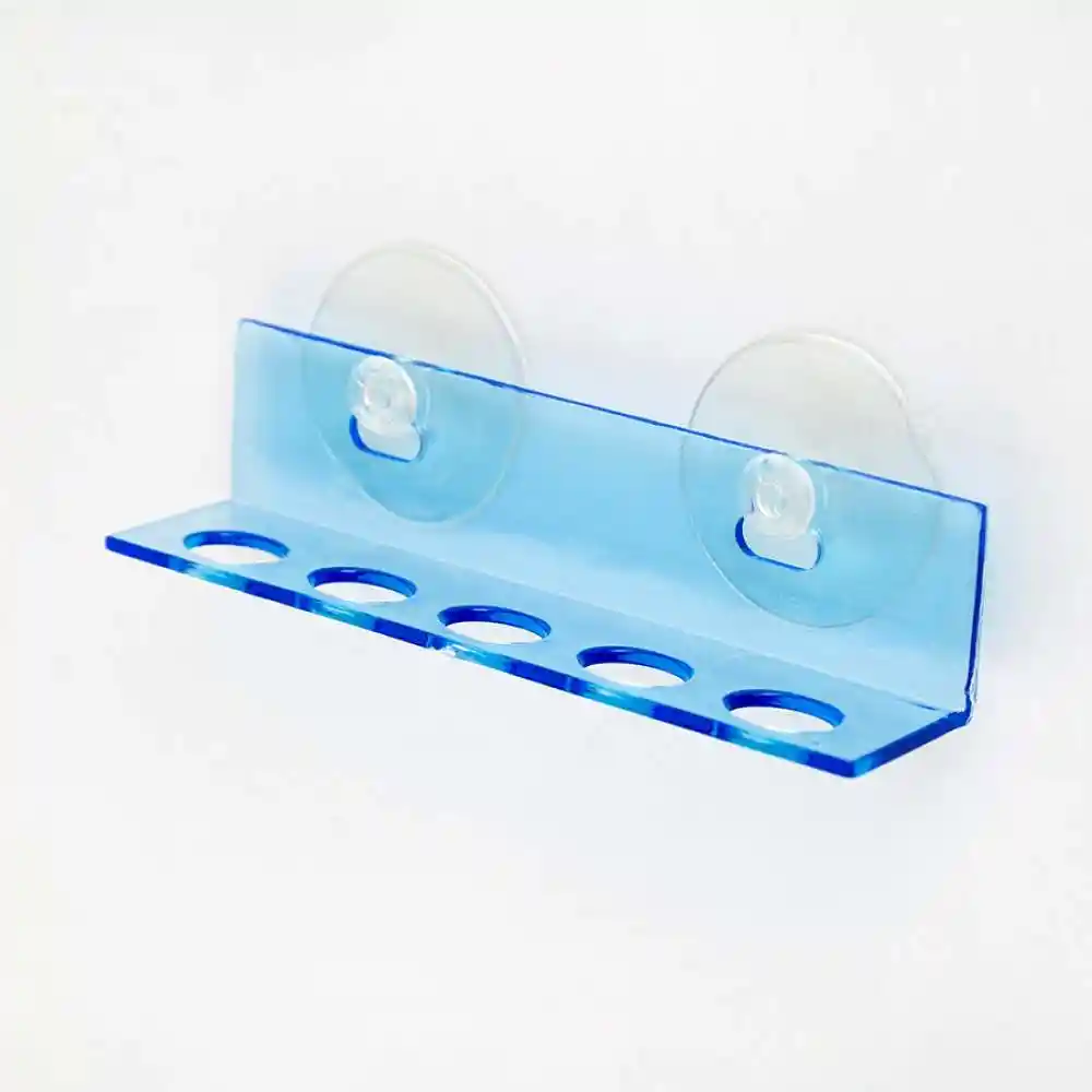 Portacepillo Ubl Succion 8x9cm Unicolor Plastico