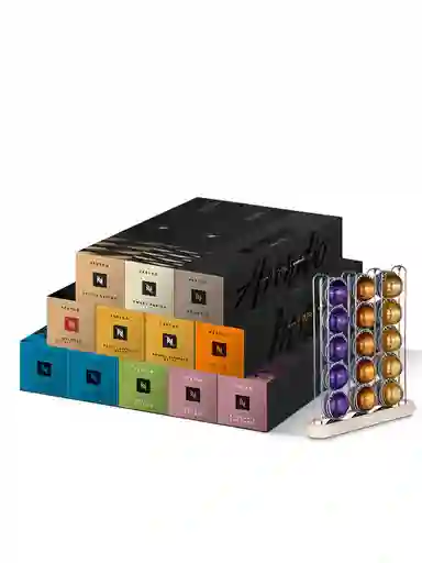 Obsequio Dispensador + Pack X 120 Cápsulas Vertuo Nespresso