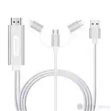 Cable Hdtv 3 En 1 Tipo C, V8 Y Lightning Qy-a8 | 4k |