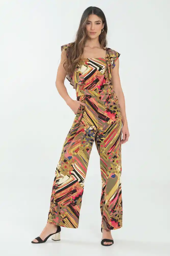 Enterizo Dreamara Color Verde Olivo Talla Xl