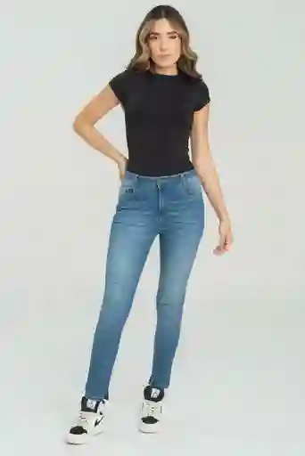 Jeans Skinny Spicy Color Azul Oscuro Talla 14