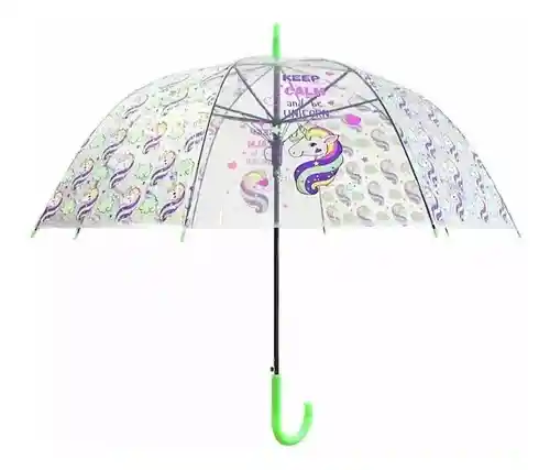 Sombrilla Colores Surtidos Paraguas Niño Niña Silbato