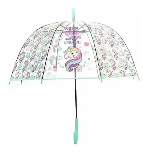 Sombrilla Colores Surtidos Paraguas Niño Niña Silbato