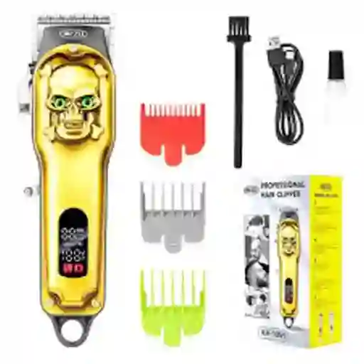 Cortadora De Cabello Y Barba Hongyu + 3 Cuchillas