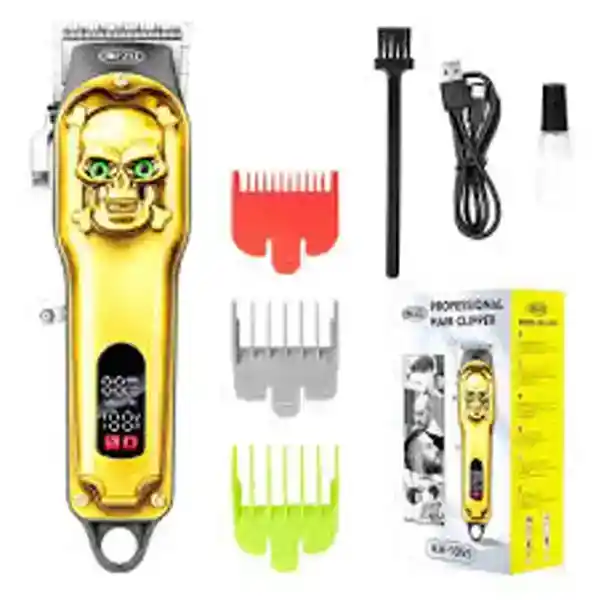 Cortadora De Cabello Y Barba Hongyu + 3 Cuchillas