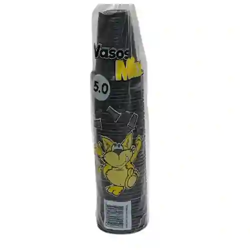 Vaso Negro Mix 5 Onz