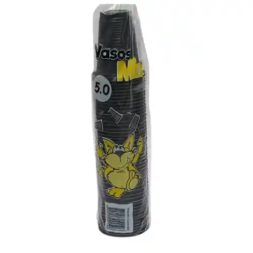 Vaso Negro Mix 5 Onz