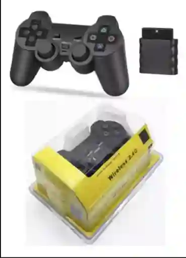 Control Joystick Inalámbrico Para Ps2 Con Doble Vibración, Ergonómico Y Alcance De Hasta 10 Metros