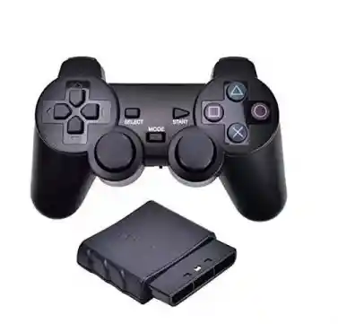 Control Joystick Inalámbrico Para Ps2 Con Doble Vibración, Ergonómico Y Alcance De Hasta 10 Metros