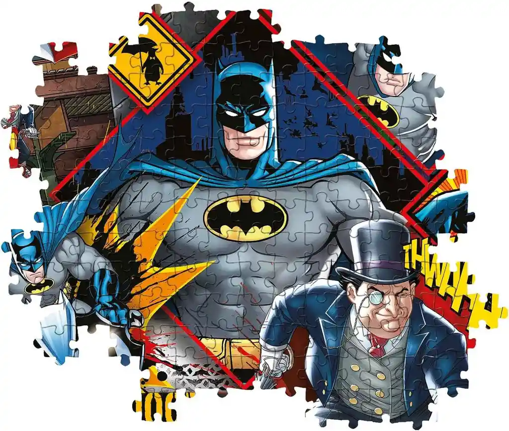 Rompecabezas 180 Piezas Batman Ciudad Gótica Para Niños