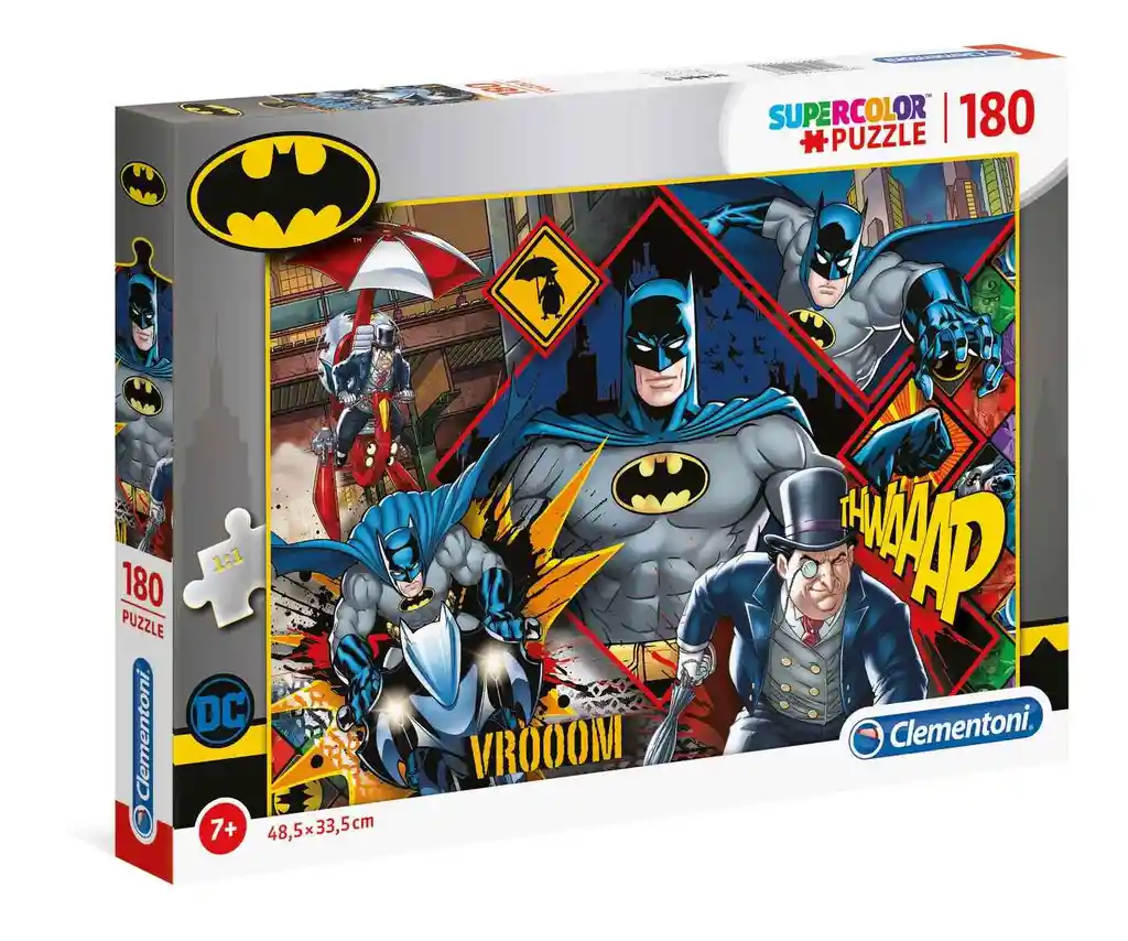 Rompecabezas 180 Piezas Batman Ciudad Gótica Para Niños