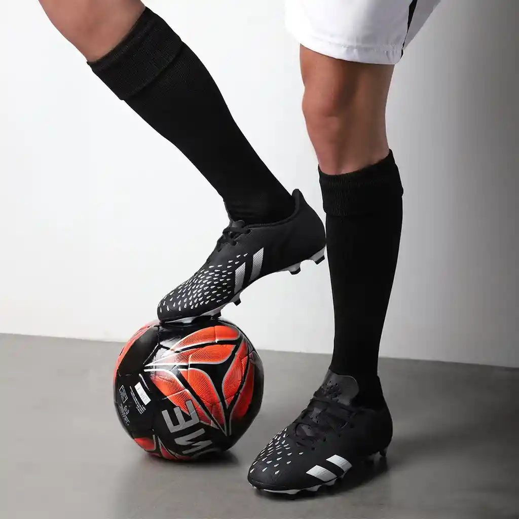 Media Dc Futbol Prof Anti-slip Negro - Talla 10-12