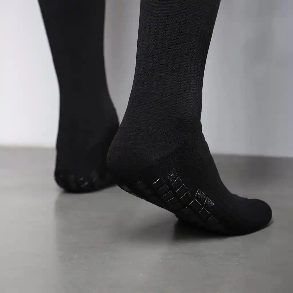 Media Dc Futbol Prof Anti-slip Negro - Talla 10-12