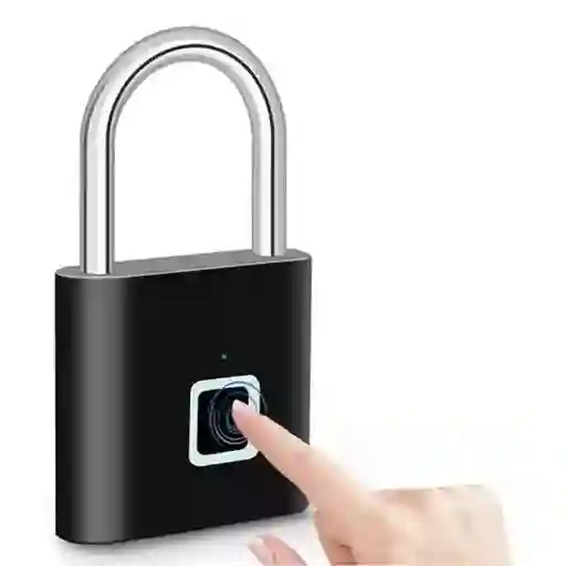 Candado Inteligente Huella Digital Recargable Usb Impermeable