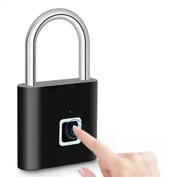 Candado Inteligente Huella Digital Recargable Usb Impermeable