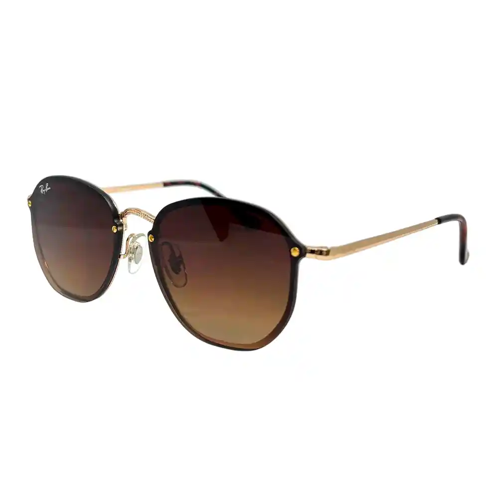 Gafas De Sol Ray Ban Blaze Hexagonal Rb3579n 001/13 Color Marron Talla 58mm