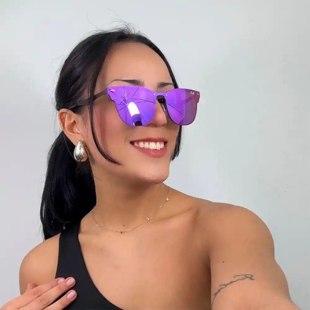 Gafas De Sol Ray Ban Eye Cat Rb3576n 9035/1u Color Violeta Talla 47mm