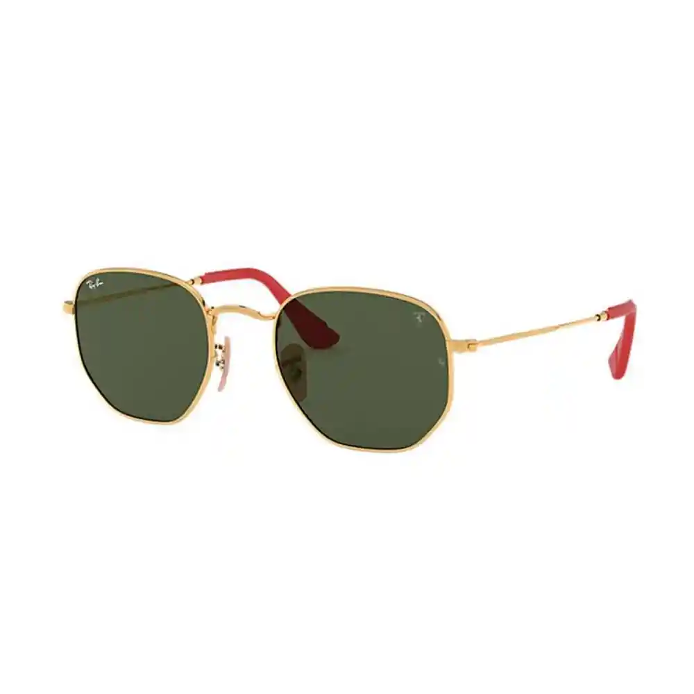 Gafas De Sol Ray Ban Hexagonal X Scuderia Ferrari Rb3548nm F008/31 Color Dorado Talla 51mm