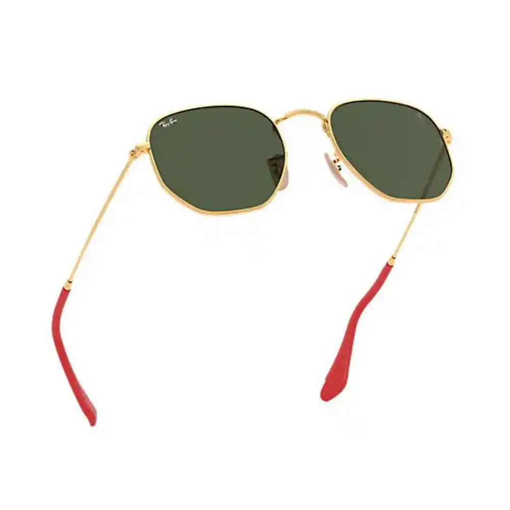 Gafas De Sol Ray Ban Hexagonal X Scuderia Ferrari Rb3548nm F008/31 Color Dorado Talla 51mm