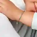 Pulsera Brazalete Pandora Deslizante Azul Ondulada 599436c01 Plata 925 - 18cm