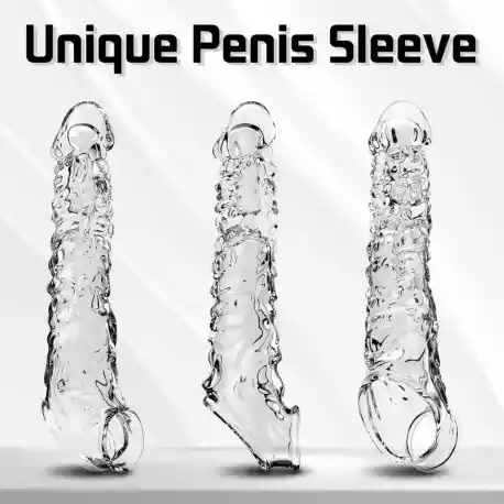 Funda Con Vibración Y Extensión Para Pene Rocco