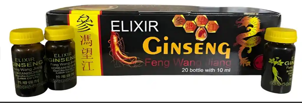 Ginseg Elixir X 20 Ampollas -10 Ml