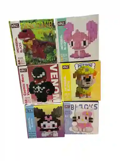 Juguete Armable Tipo Lego Pequeño Para Niño Diseños Varios 700 Pcs