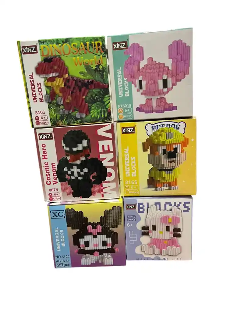Juguete Armable Tipo Lego Pequeño Para Niño Diseños Varios 700 Pcs