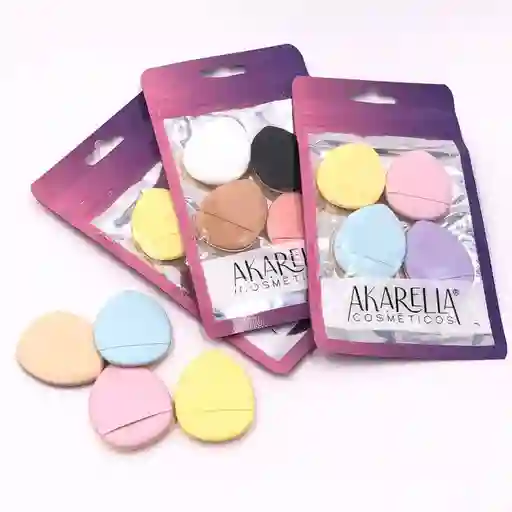 Kit De Pomos Faciales Para Maquillaje